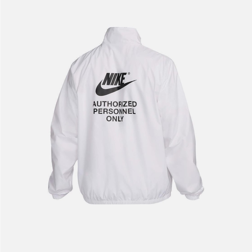 Nike Full Zip Woven Mens Jacket "Authorized Personnel Only" Asian Size Large